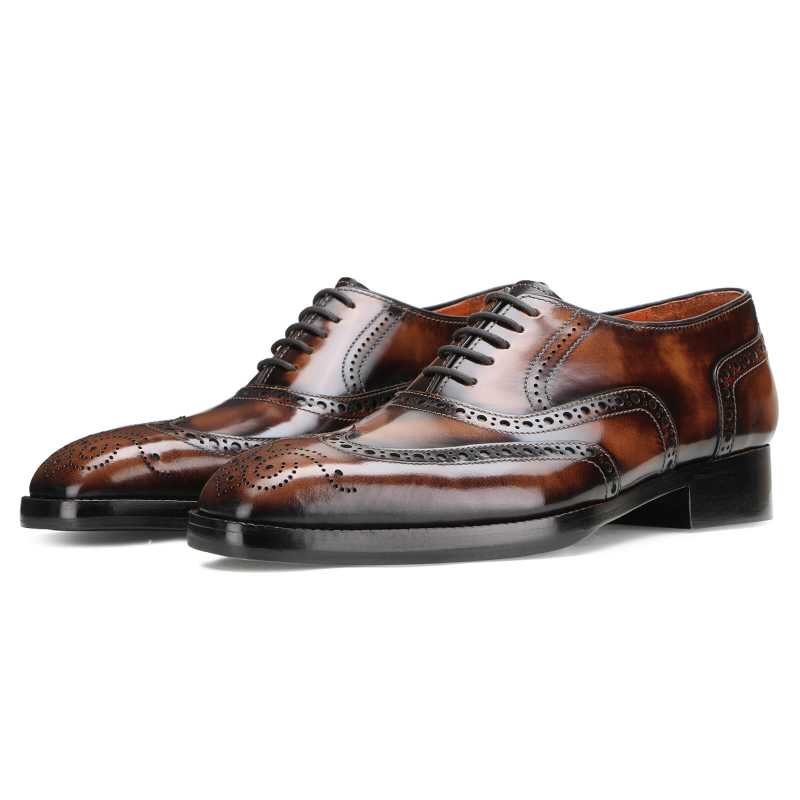 Windsor Oxfords in Chocolate Brown
