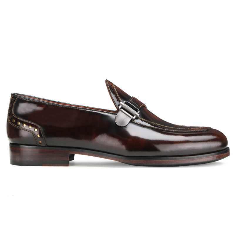 Sorrel Brushoff Slipons in Chocolate Brown