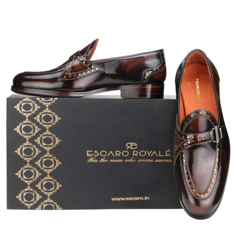 Sorrel Brushoff Slipons in Chocolate Brown