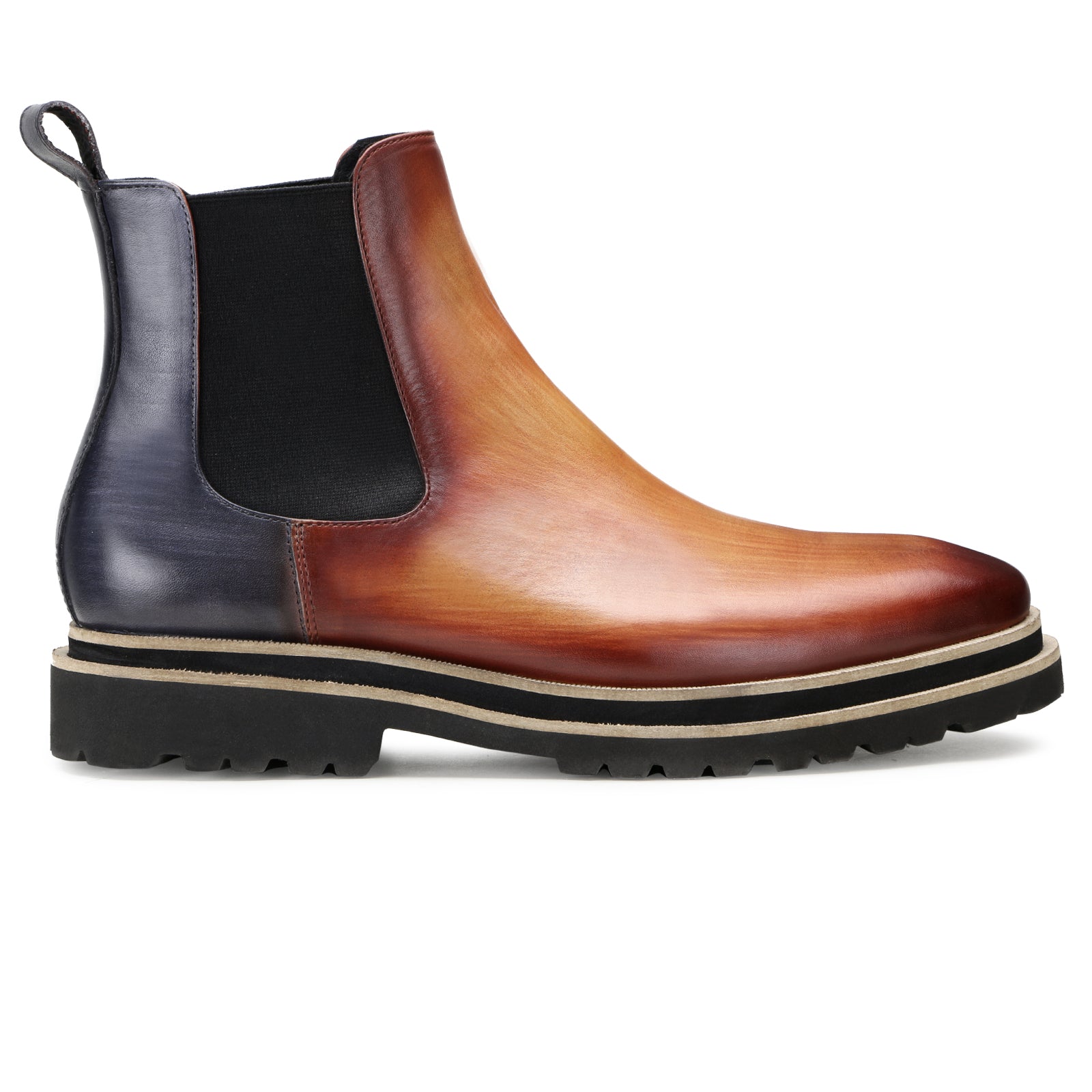 Firenze Lug Chelsea in Whisky Patina