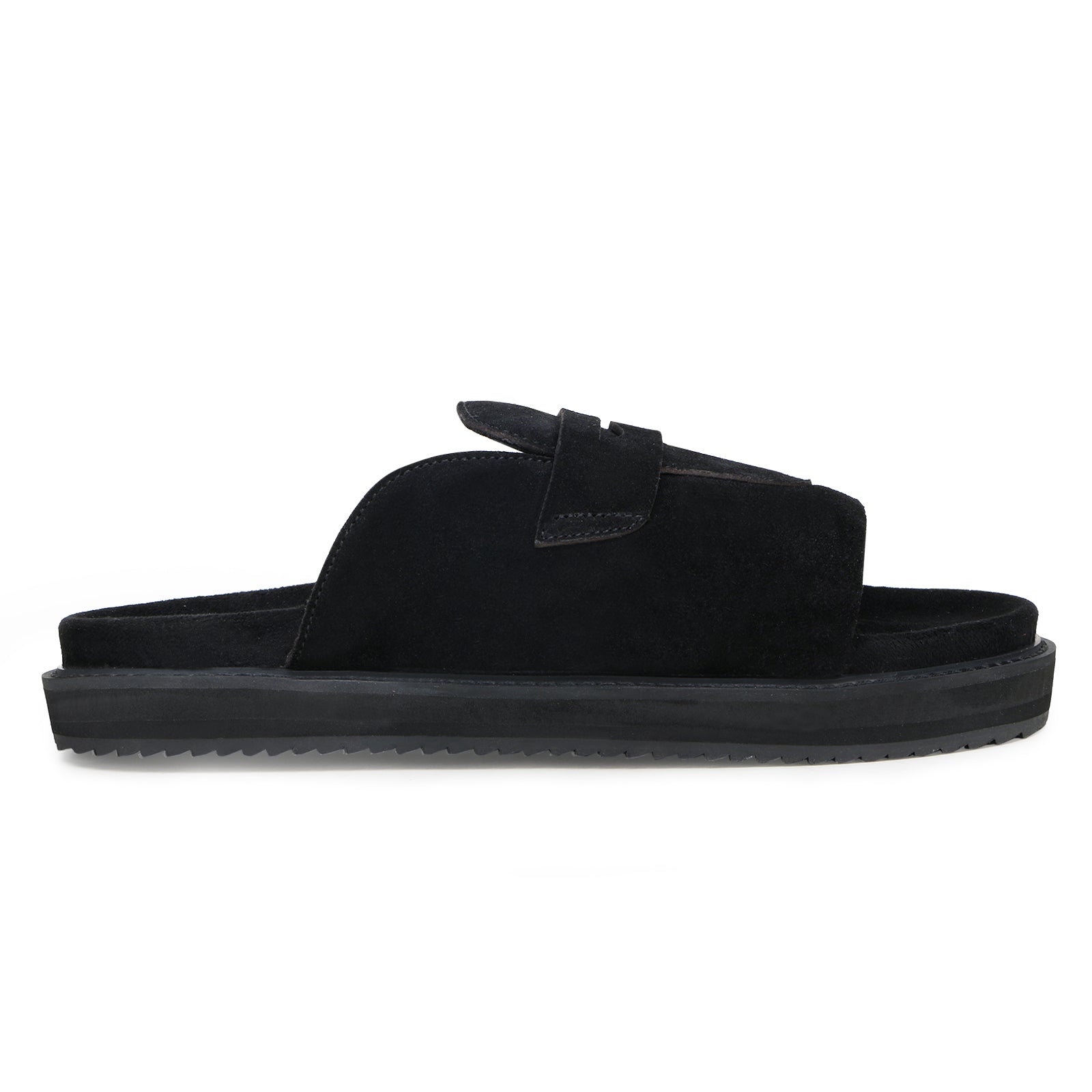 Milano Penny Sliders in Black