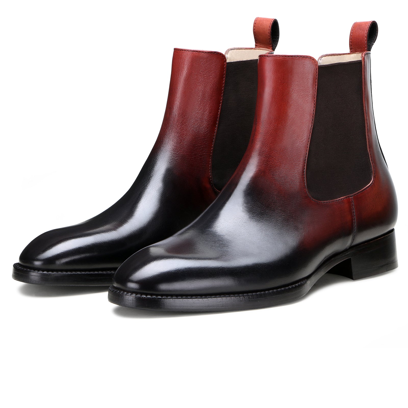 Torino Chelsea in Burgundy Noir Patina
