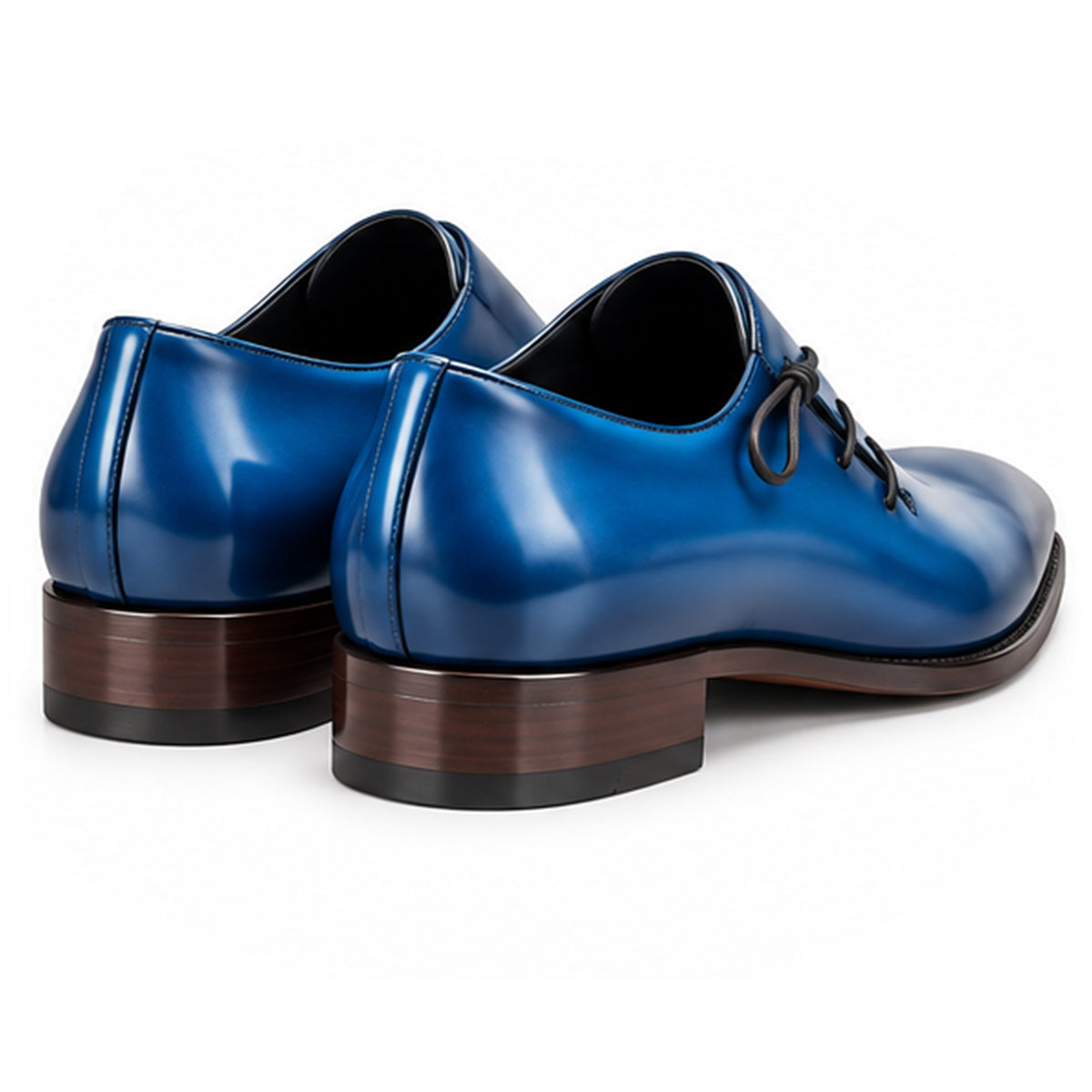 Bordo Wine Leather Side Lace-Up - men's shoes, view 3