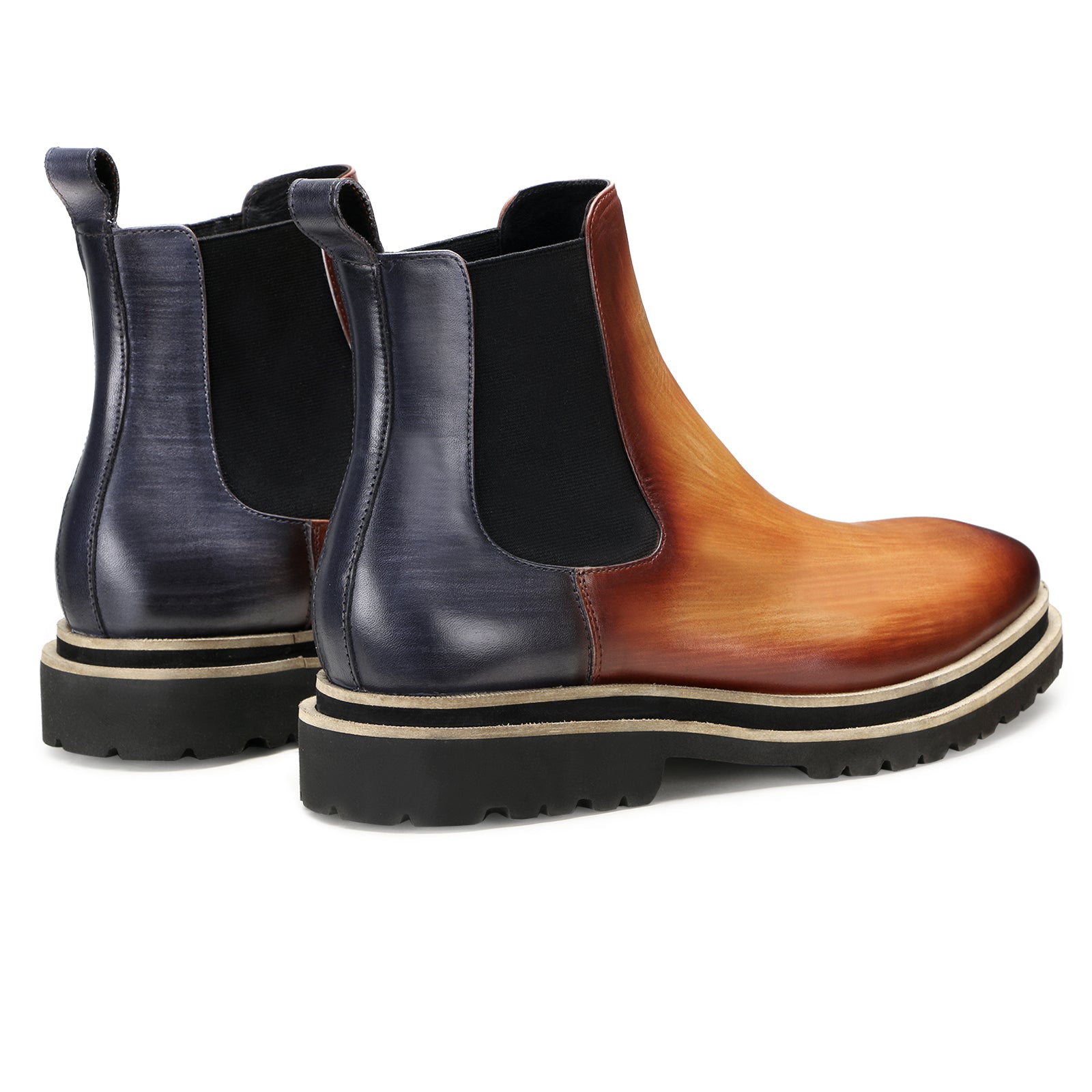 Firenze Lug Chelsea in Whisky Patina