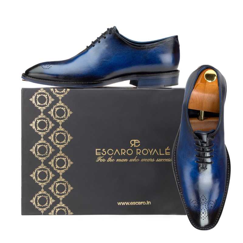 Blue Medallion Wholecut Oxford