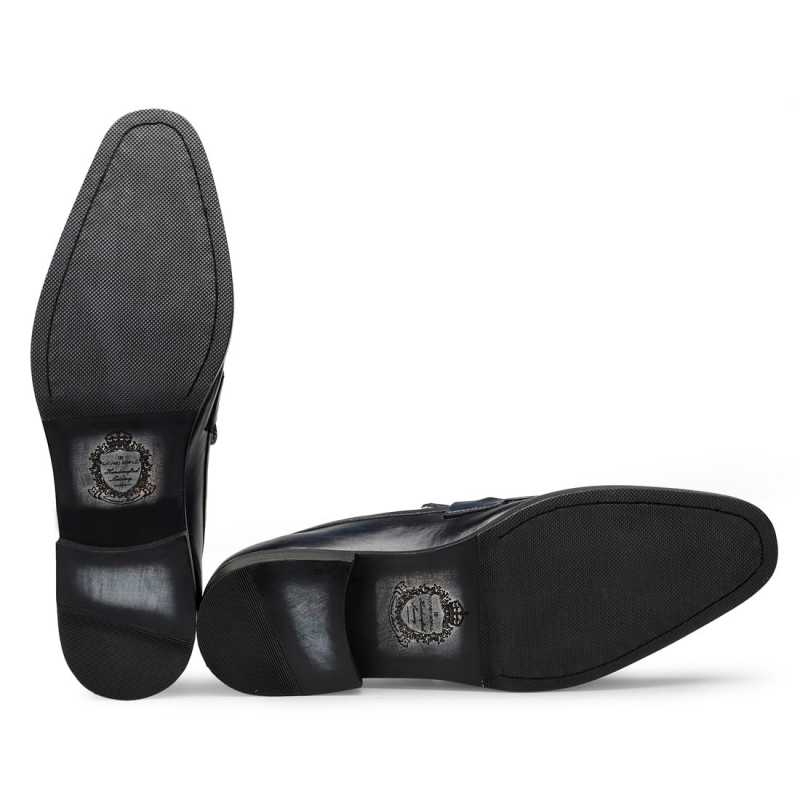 Iverson Blue Penny Loafers