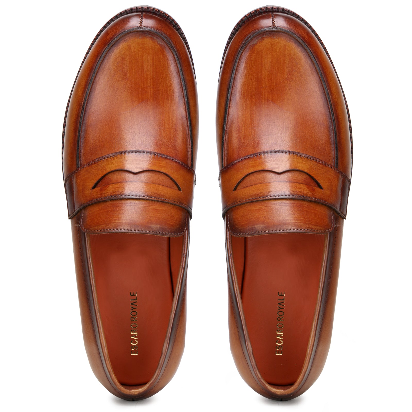 Montclair Penny Loafers in Tan