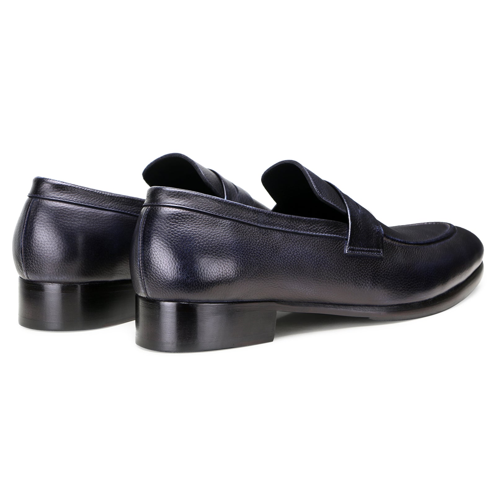 Oliver Sleek Unlined Loafers in Blue