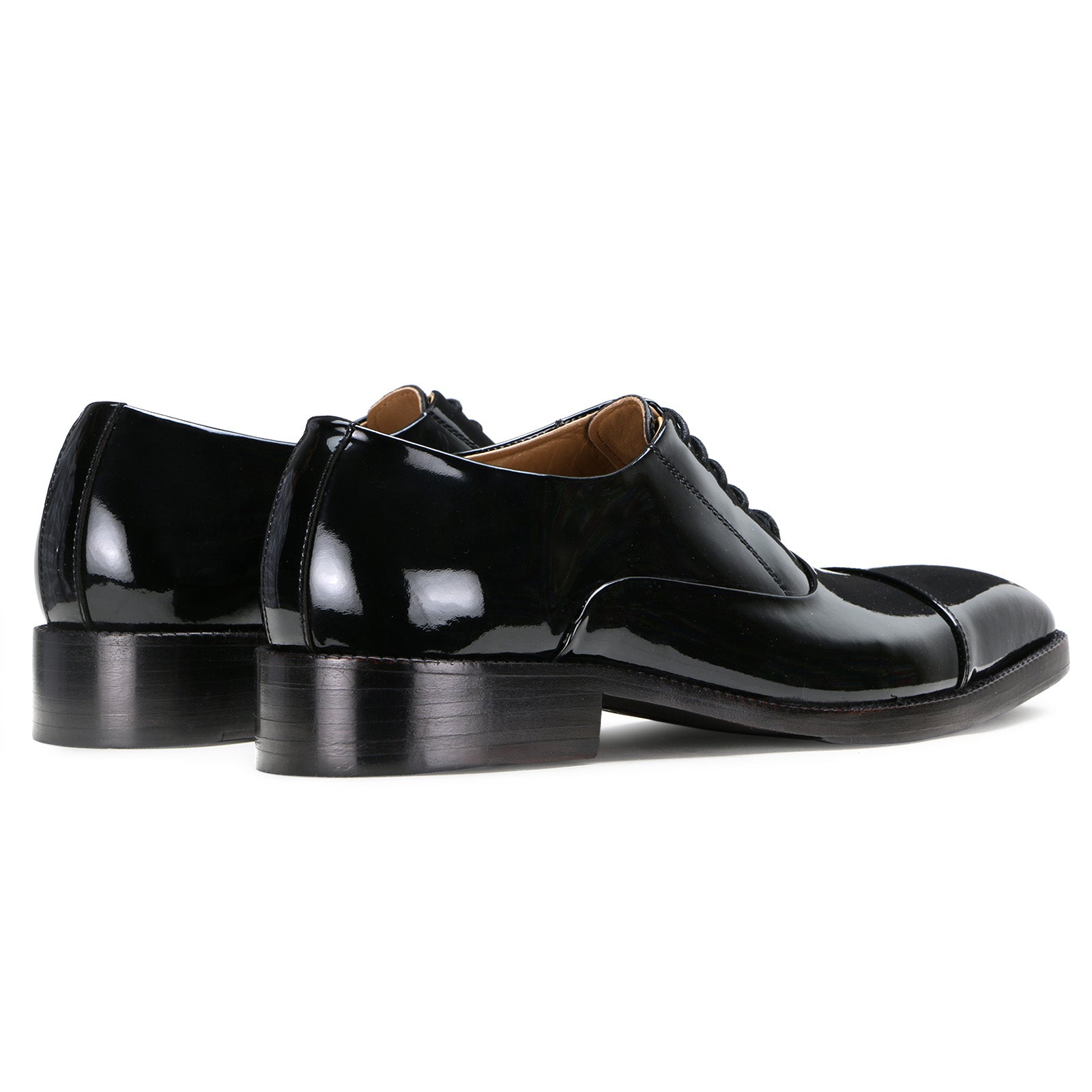 The Hoboken Patent Oxfords In Black