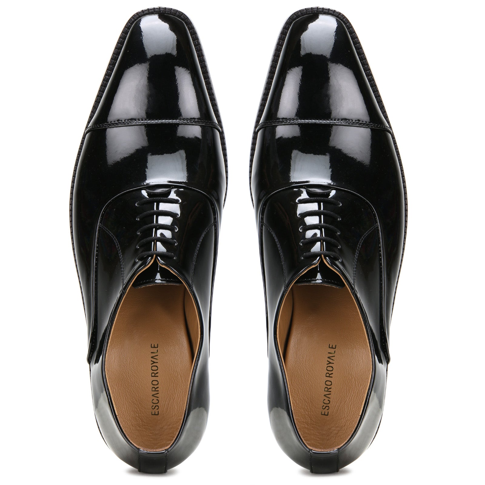 The Hoboken Patent Oxfords In Black
