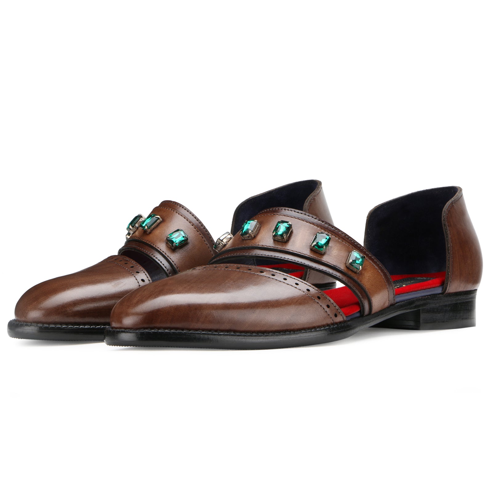 Hector Leather Sandals Brown