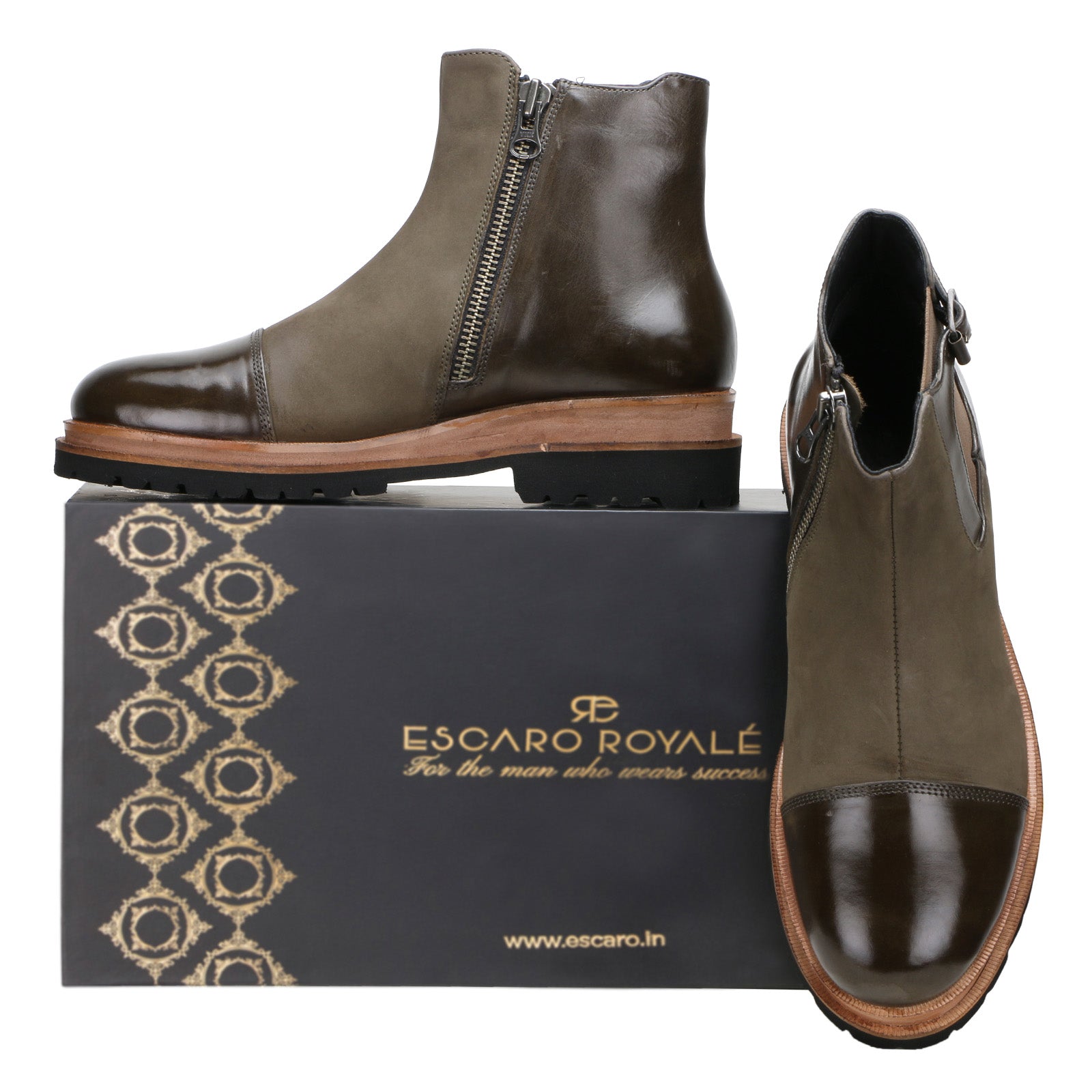 Escaro Royale Maurice Zipper Boots