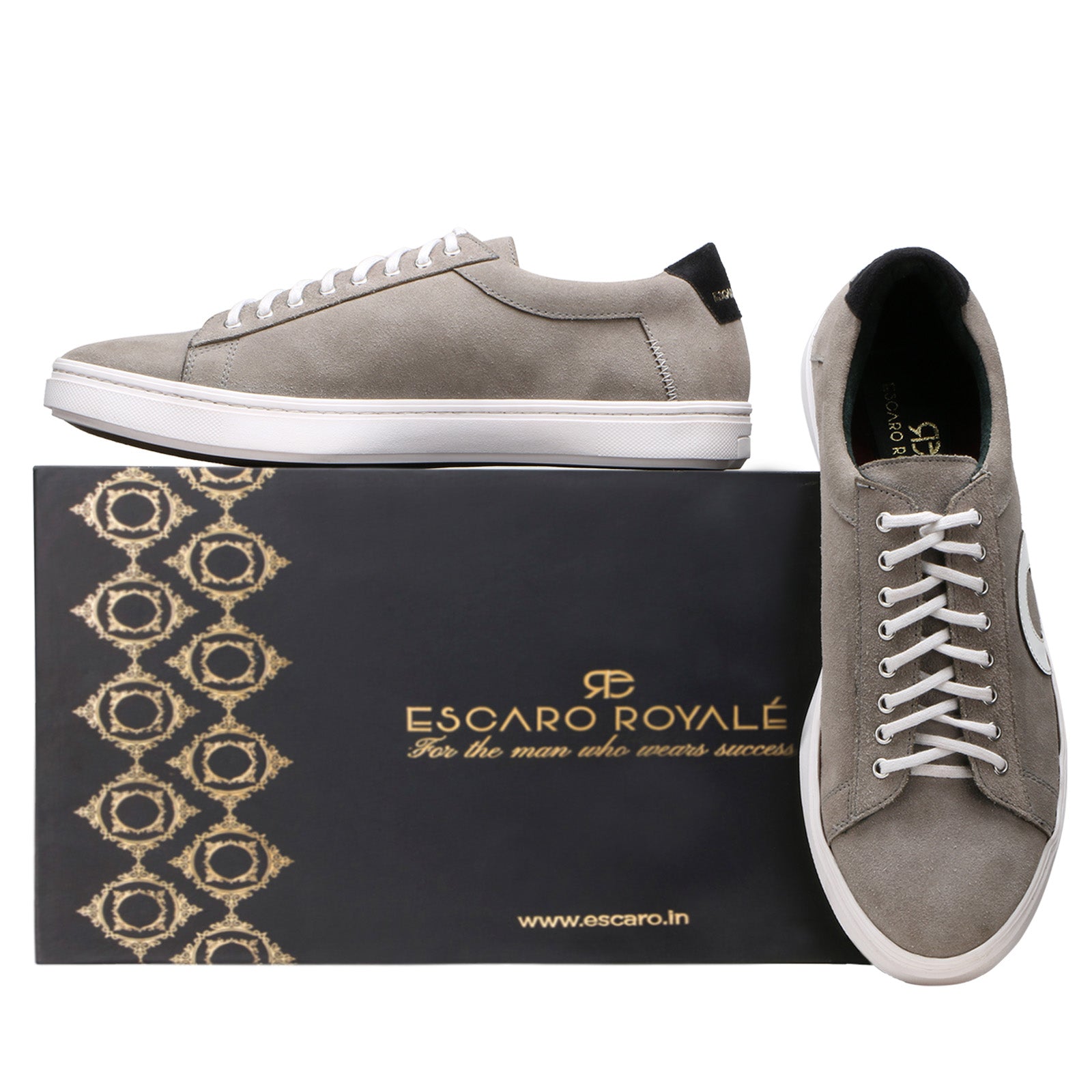 Jaxon Suede Leather Sneakers