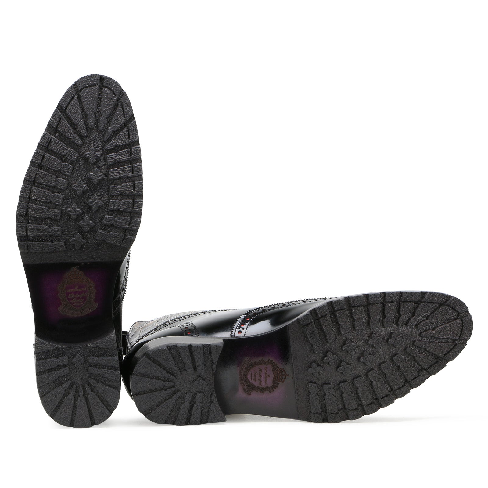 Ripper Black Deepcroc Zipper Leather Boots