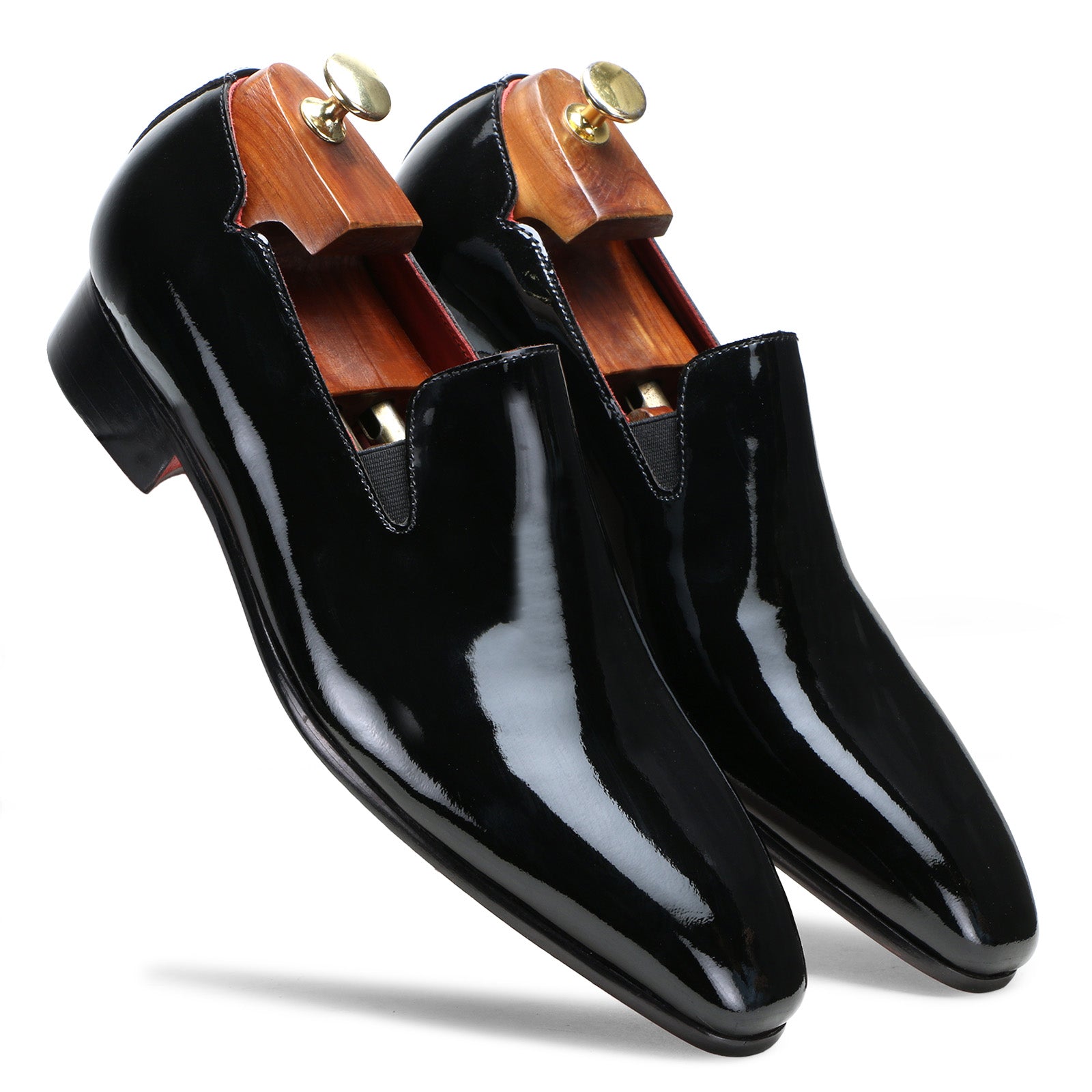 Escaro Royale Draper  Leather shoes in Black for Men