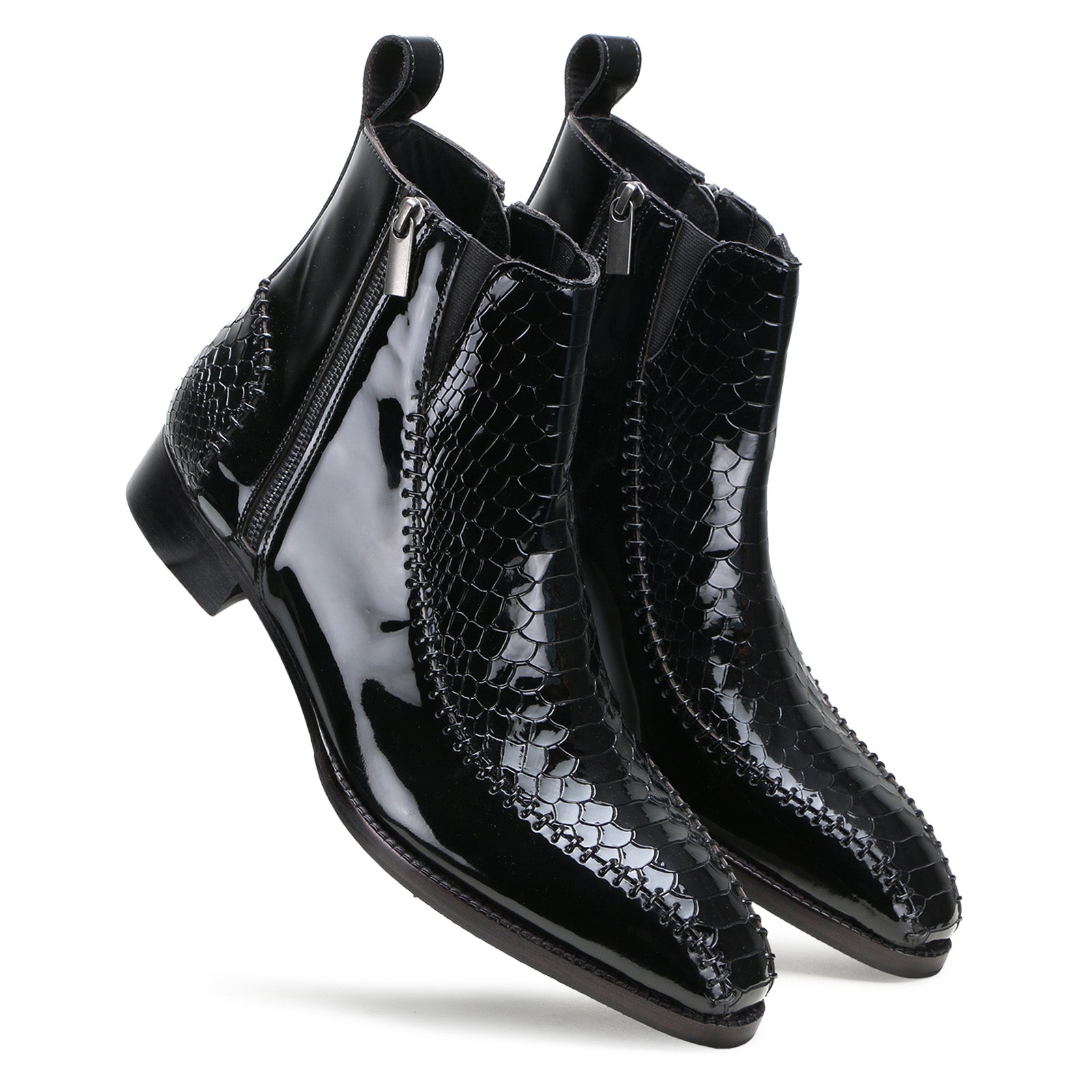 Escaro Royale Langston  Leather shoes in Black for Men