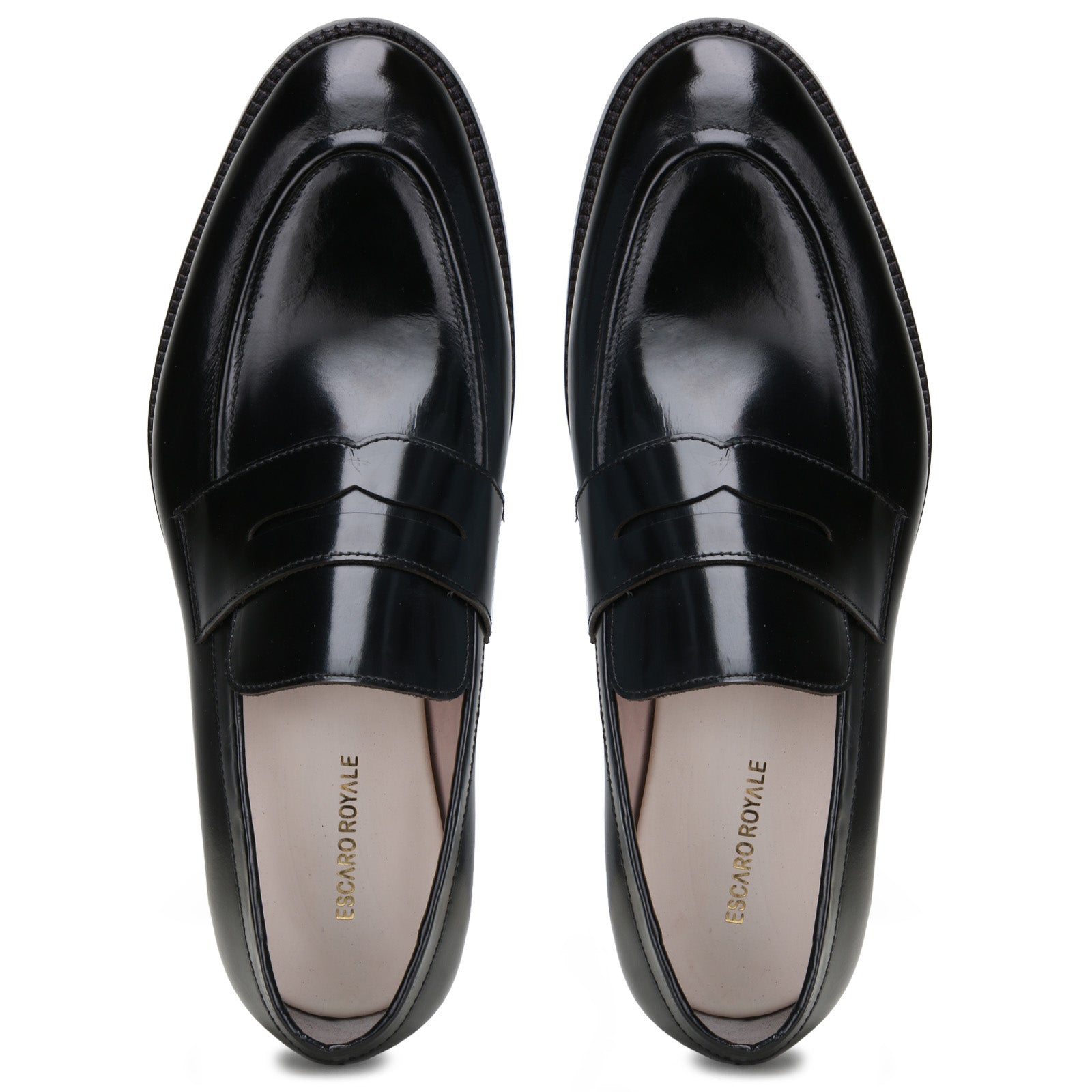 Escaro Royale Cavalo  Leather shoes in Black for Men