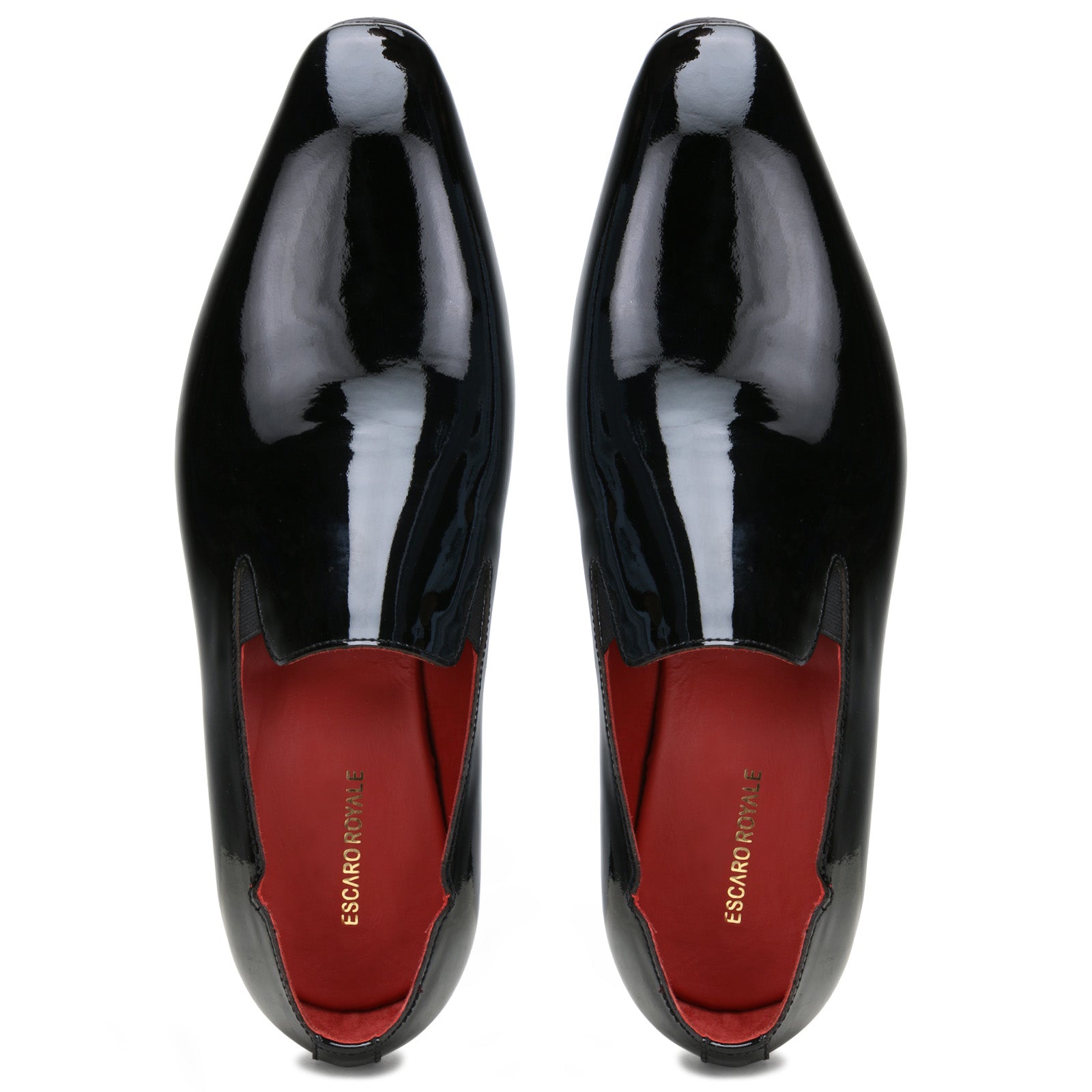 Escaro Royale Draper  Leather shoes in Black for Men