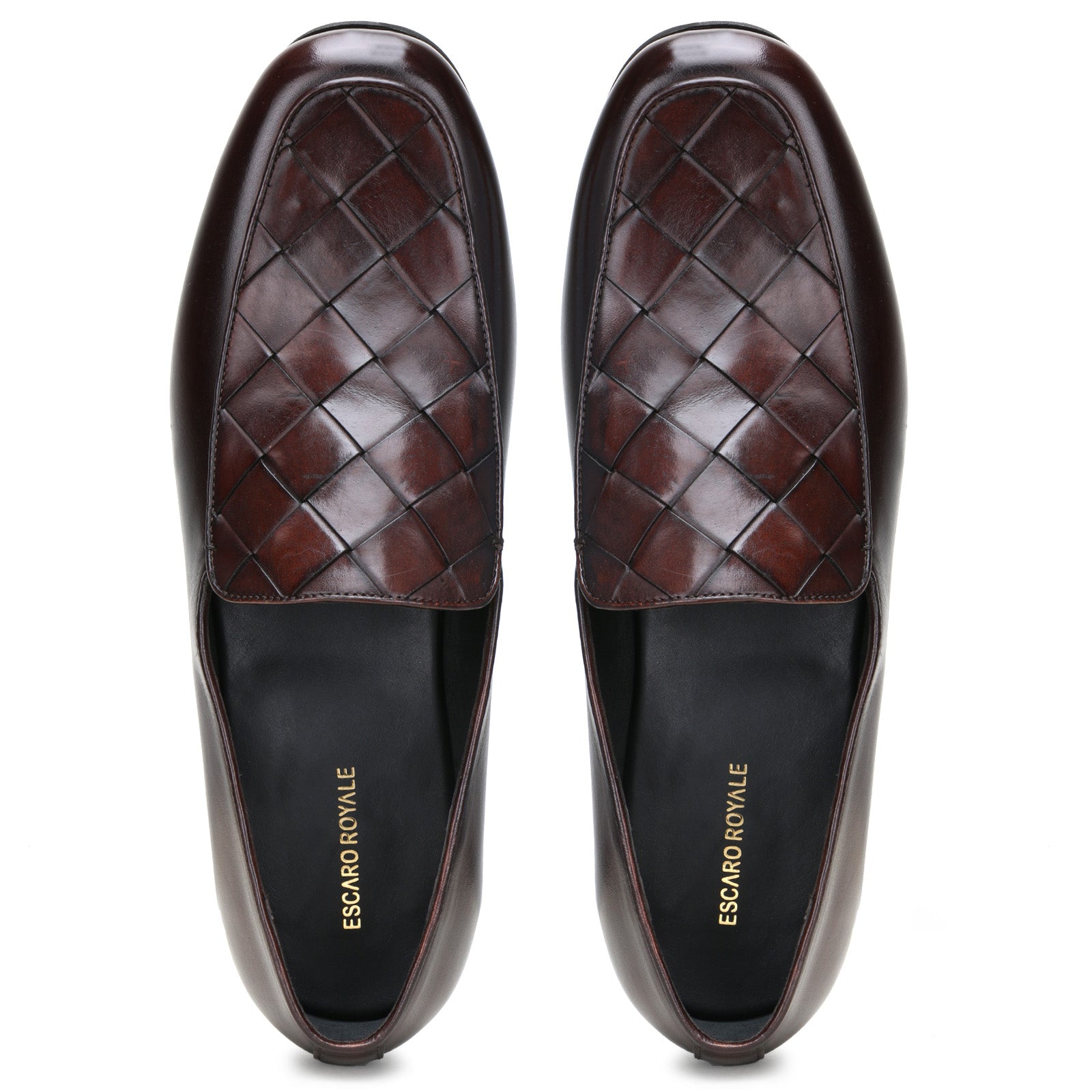 Escaro Royale Fayden Leather shoes in Brow for Men