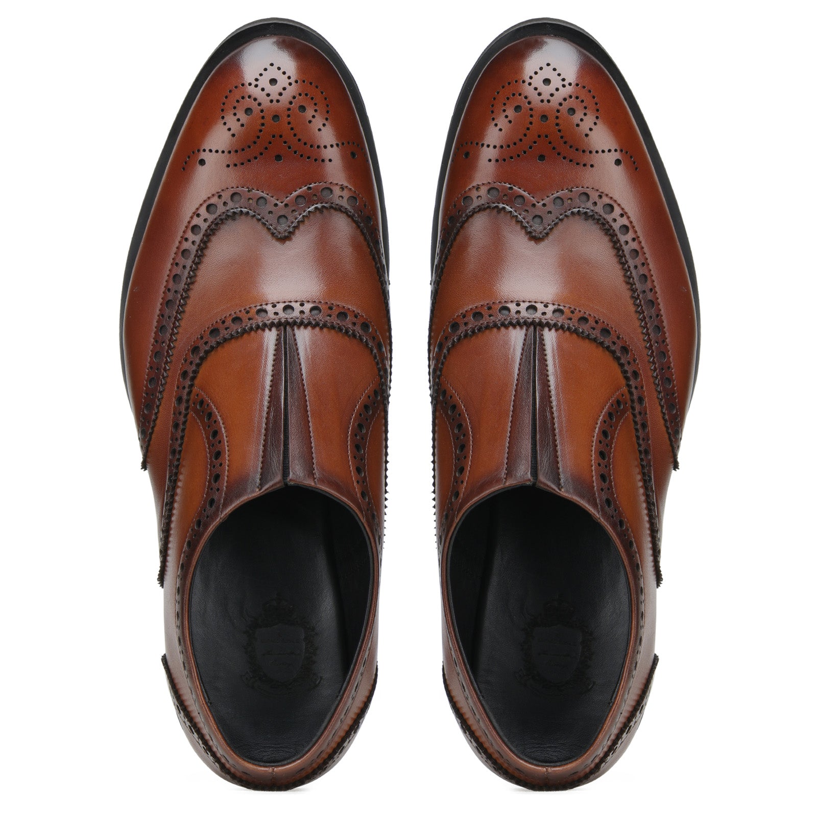 Kyle AirFlexLite  wingtip Loafers in Brown