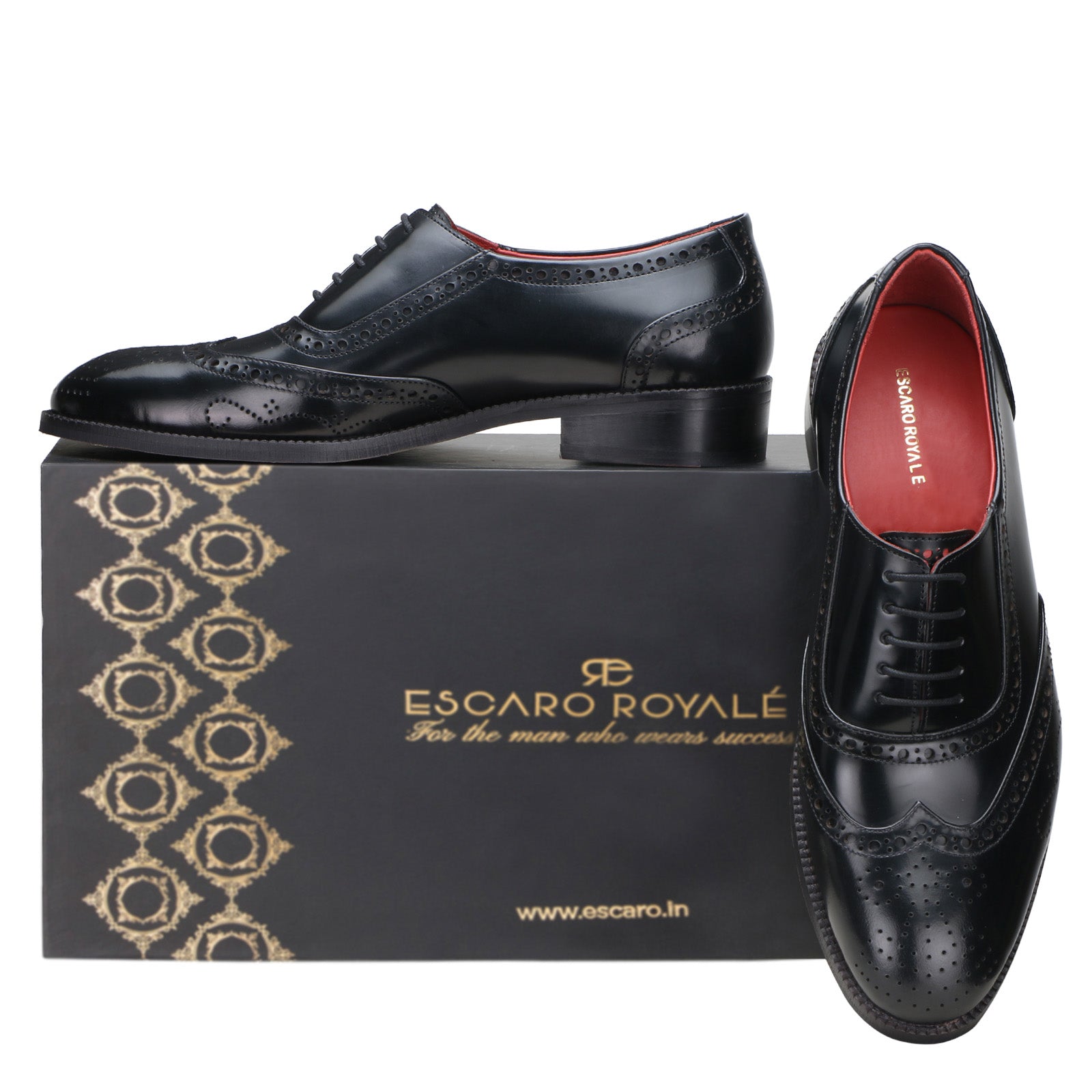 The Boss Brogues In Black