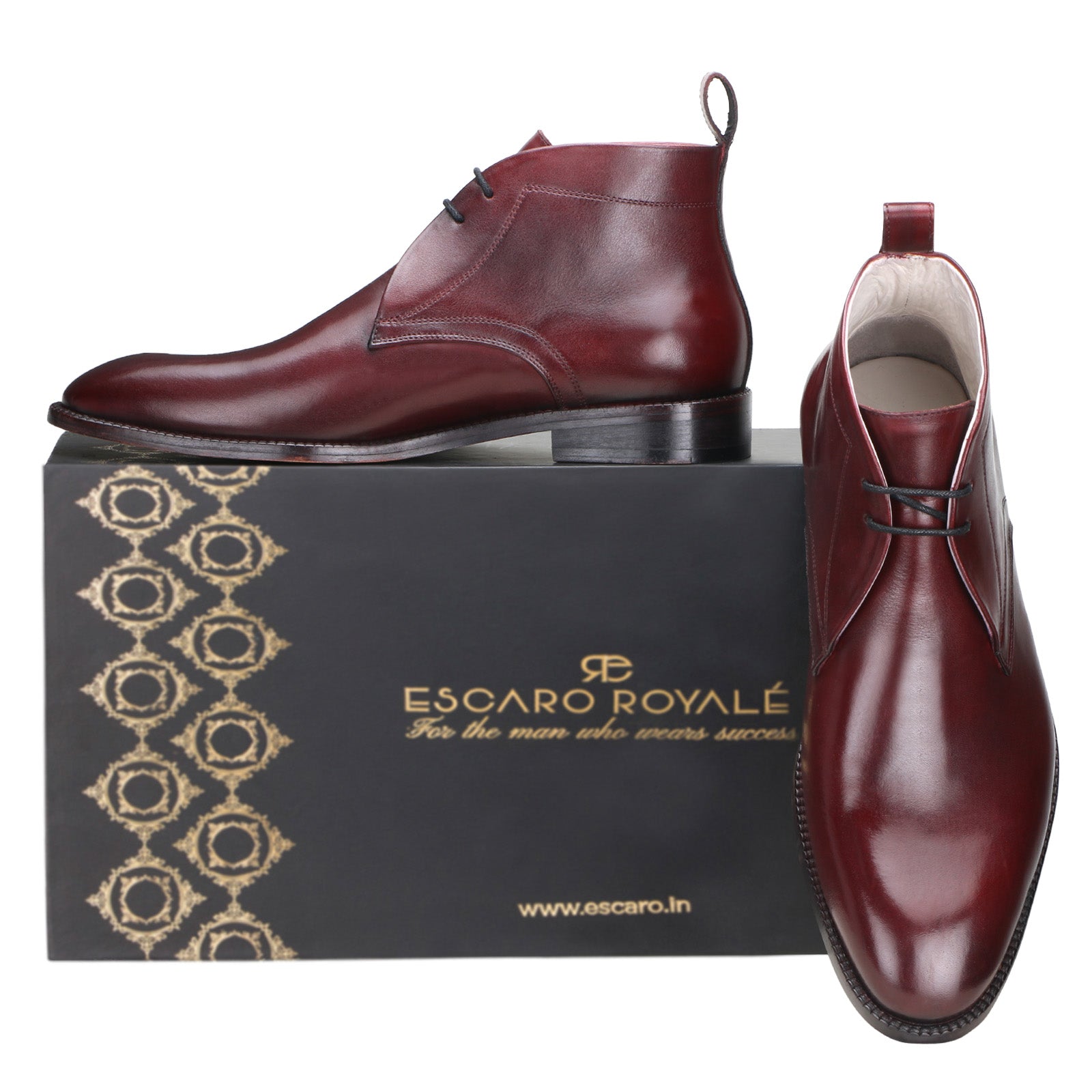 Munich Chukka Boots In Cognac