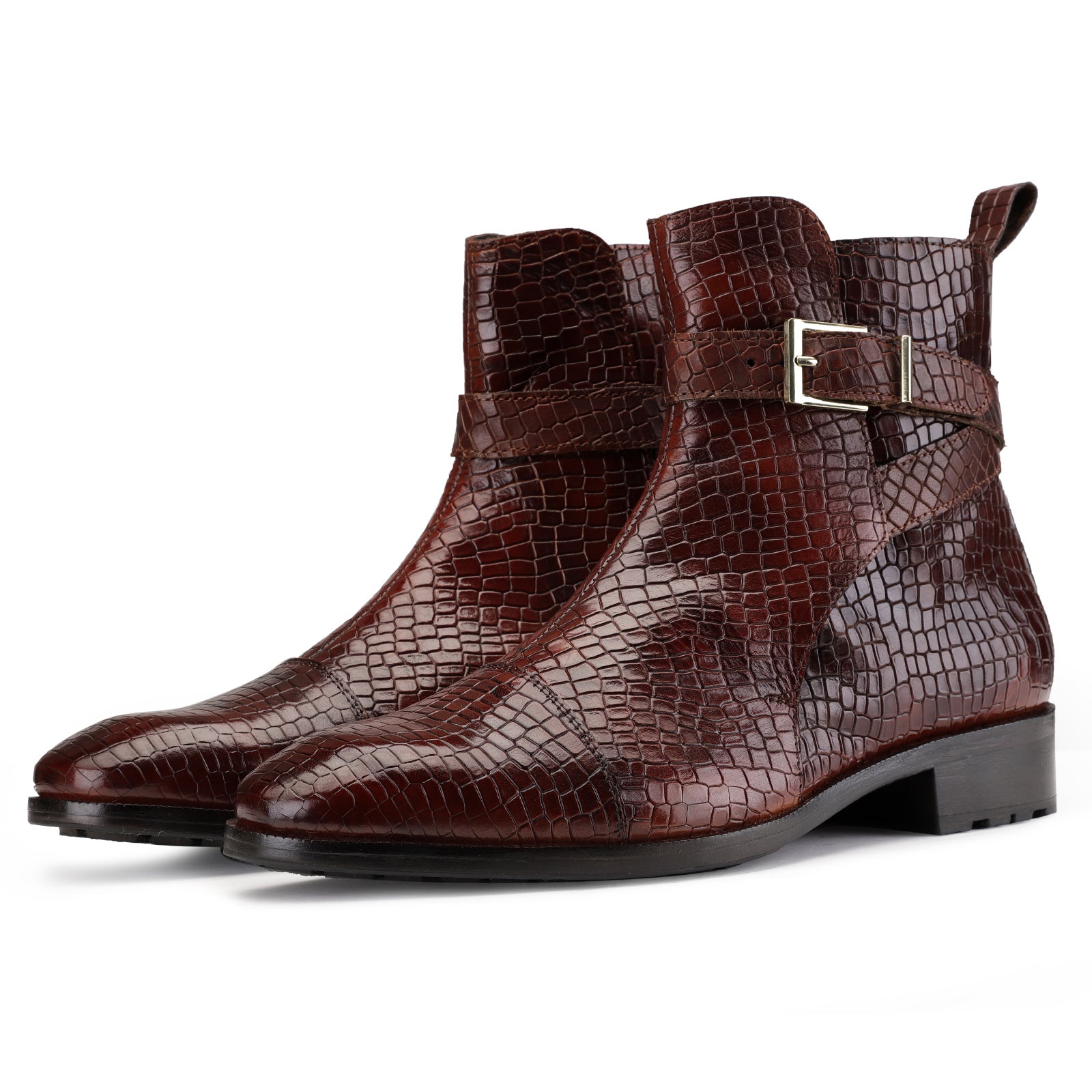 Jodhpur Boot in Patina Scales Wine