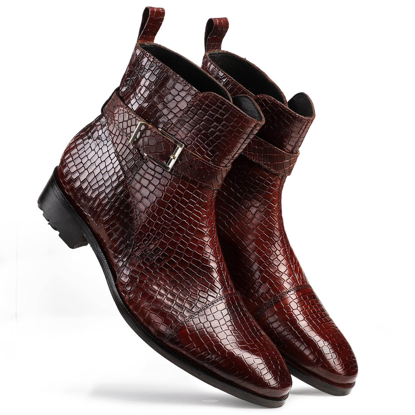 Jodhpur Boot in Patina Scales Wine