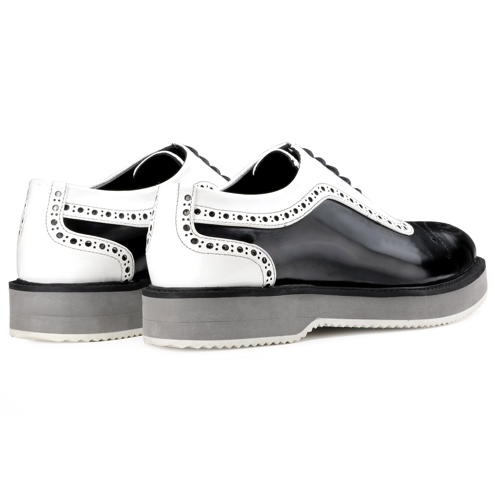 The Cortes Designer Oxford in Black White