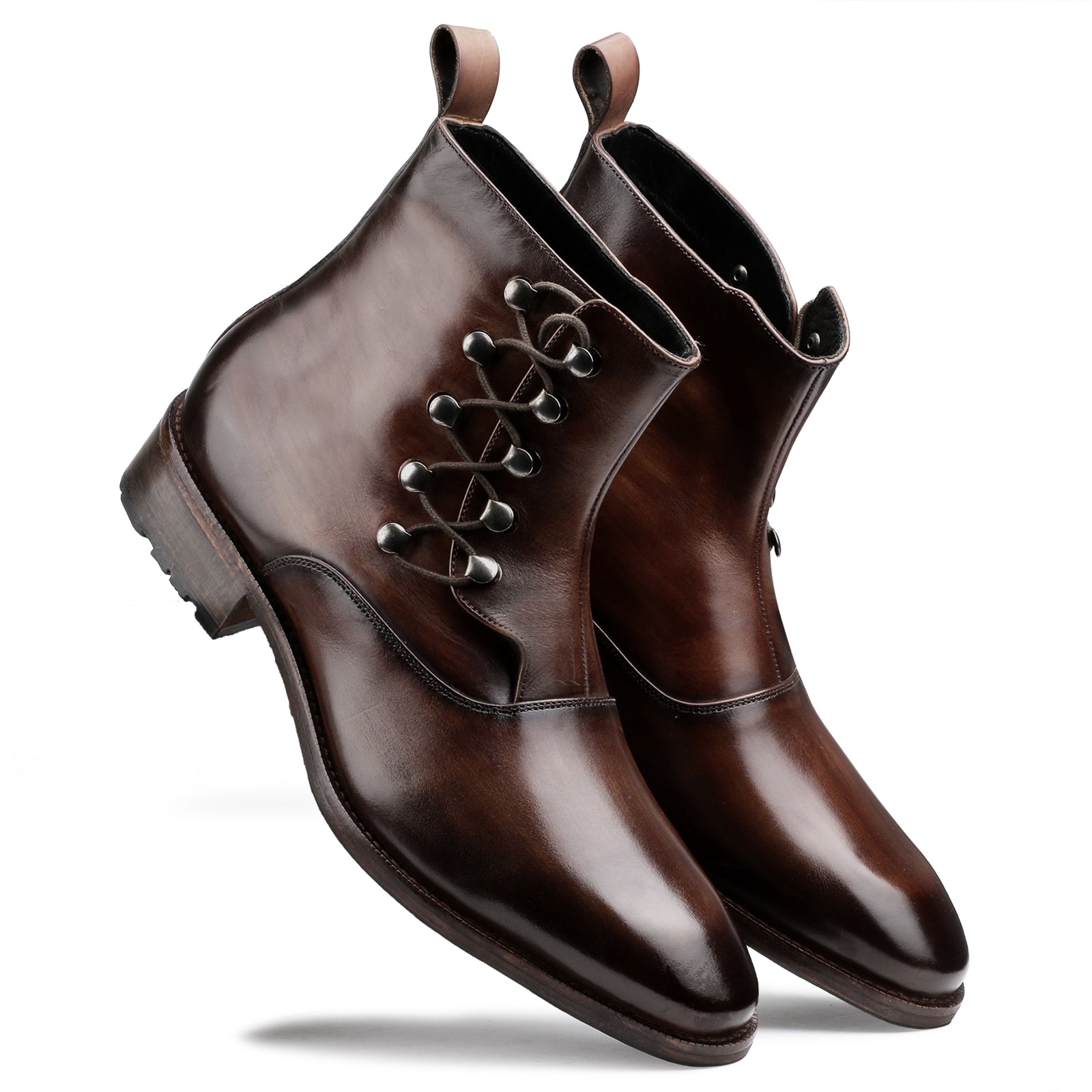 The Francisco Ankle Boot in Brown