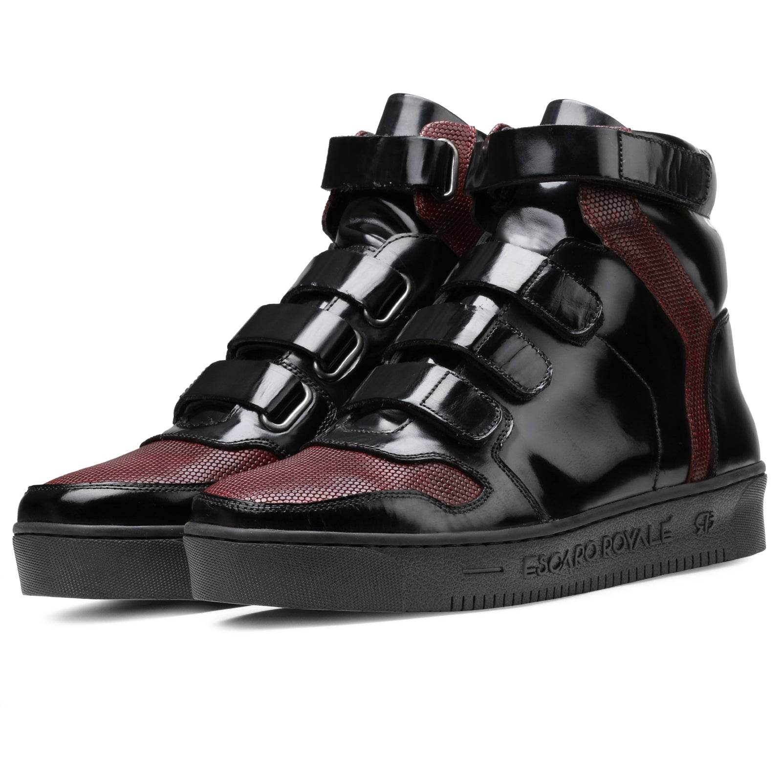 Triumph Black High-Top Sneakers