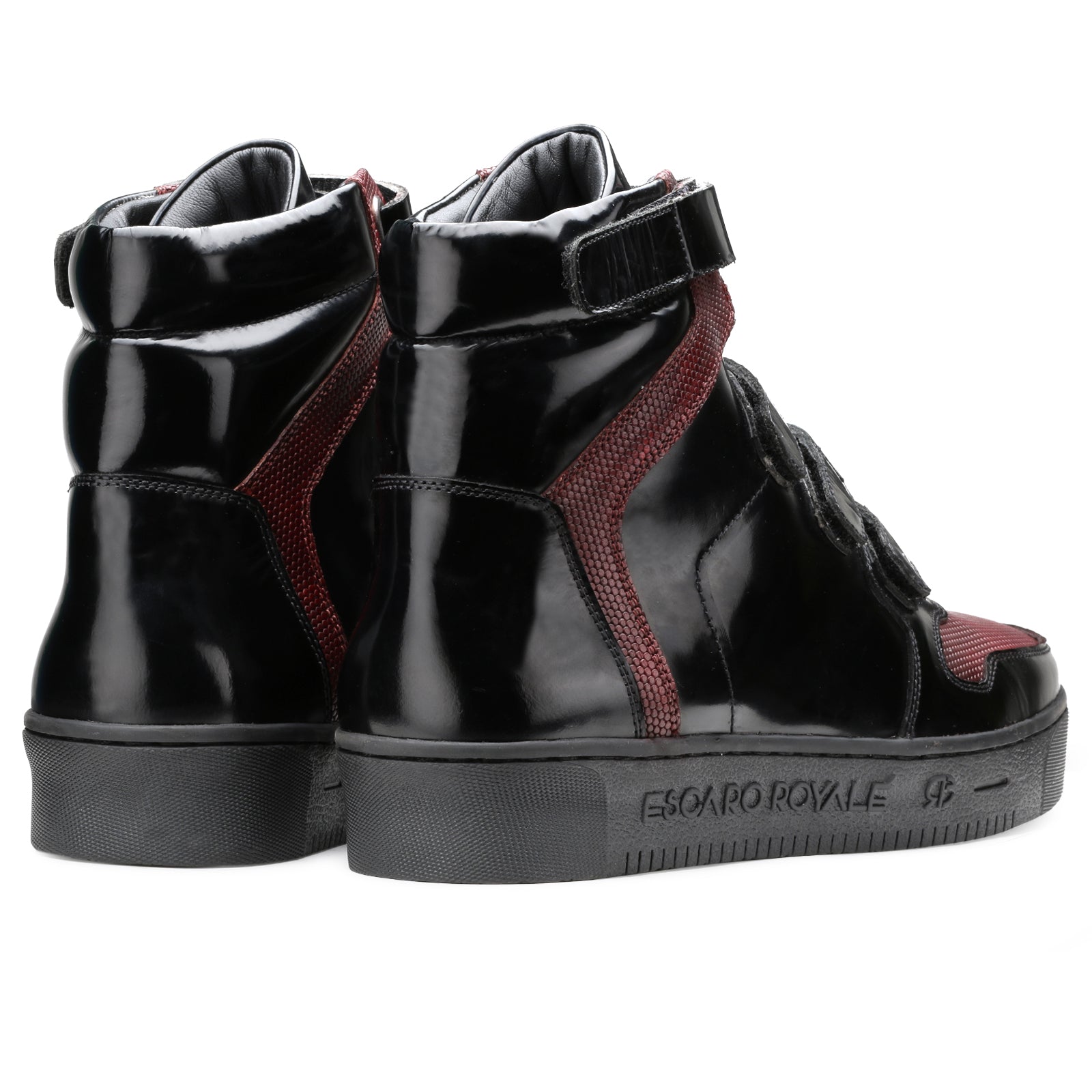 Triumph Black High-Top Sneakers