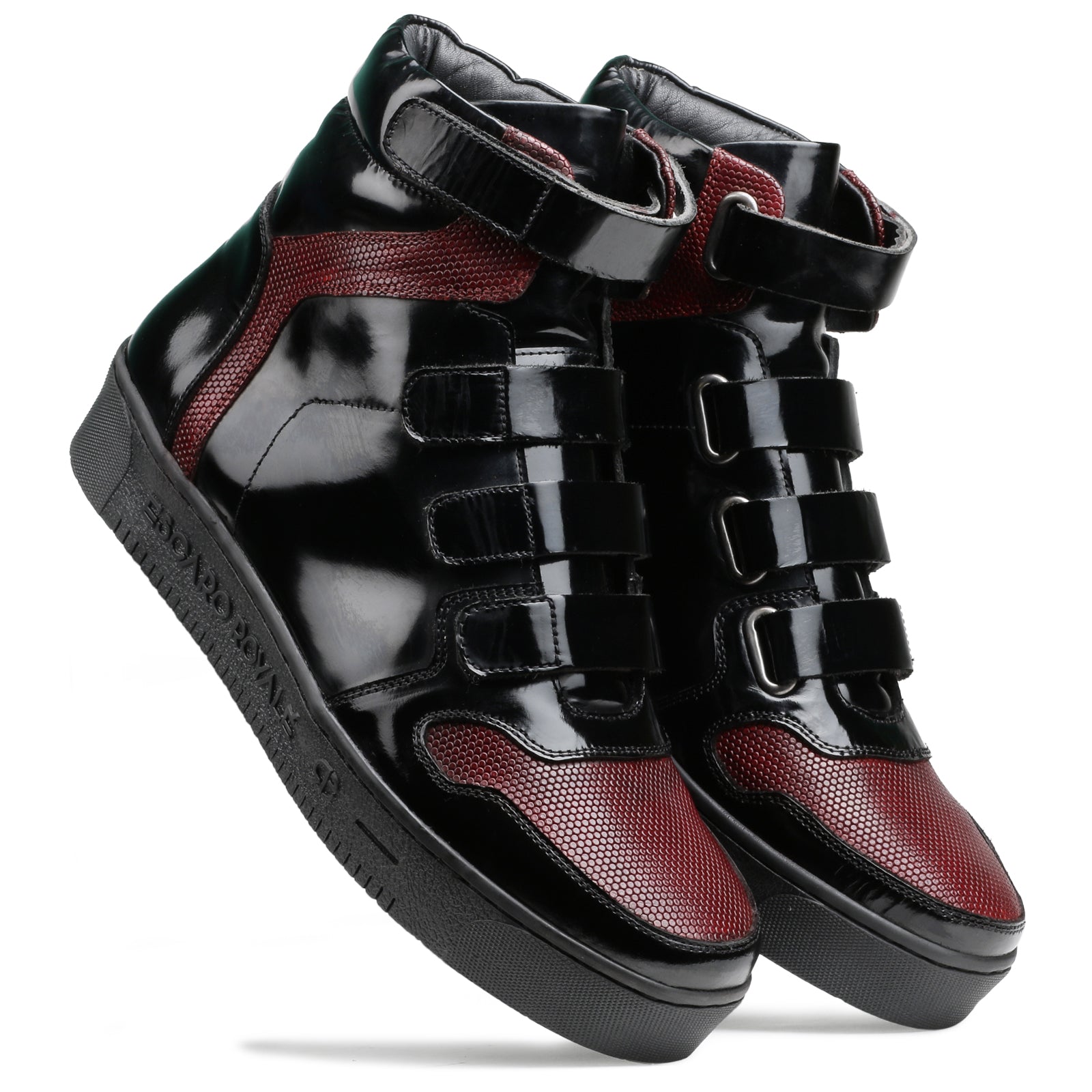 Triumph Black High-Top Sneakers