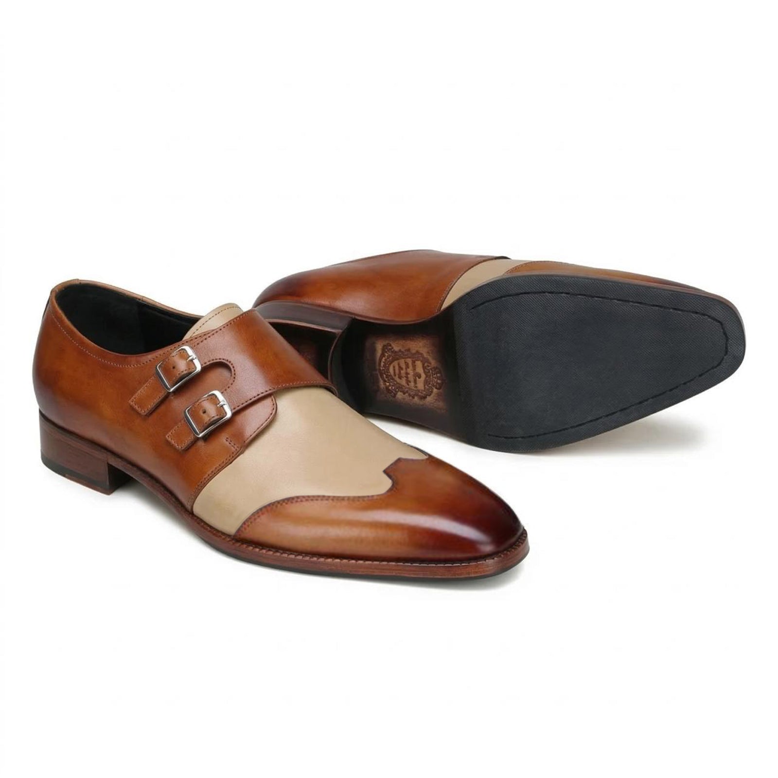 Modevo Double Monks in Tan