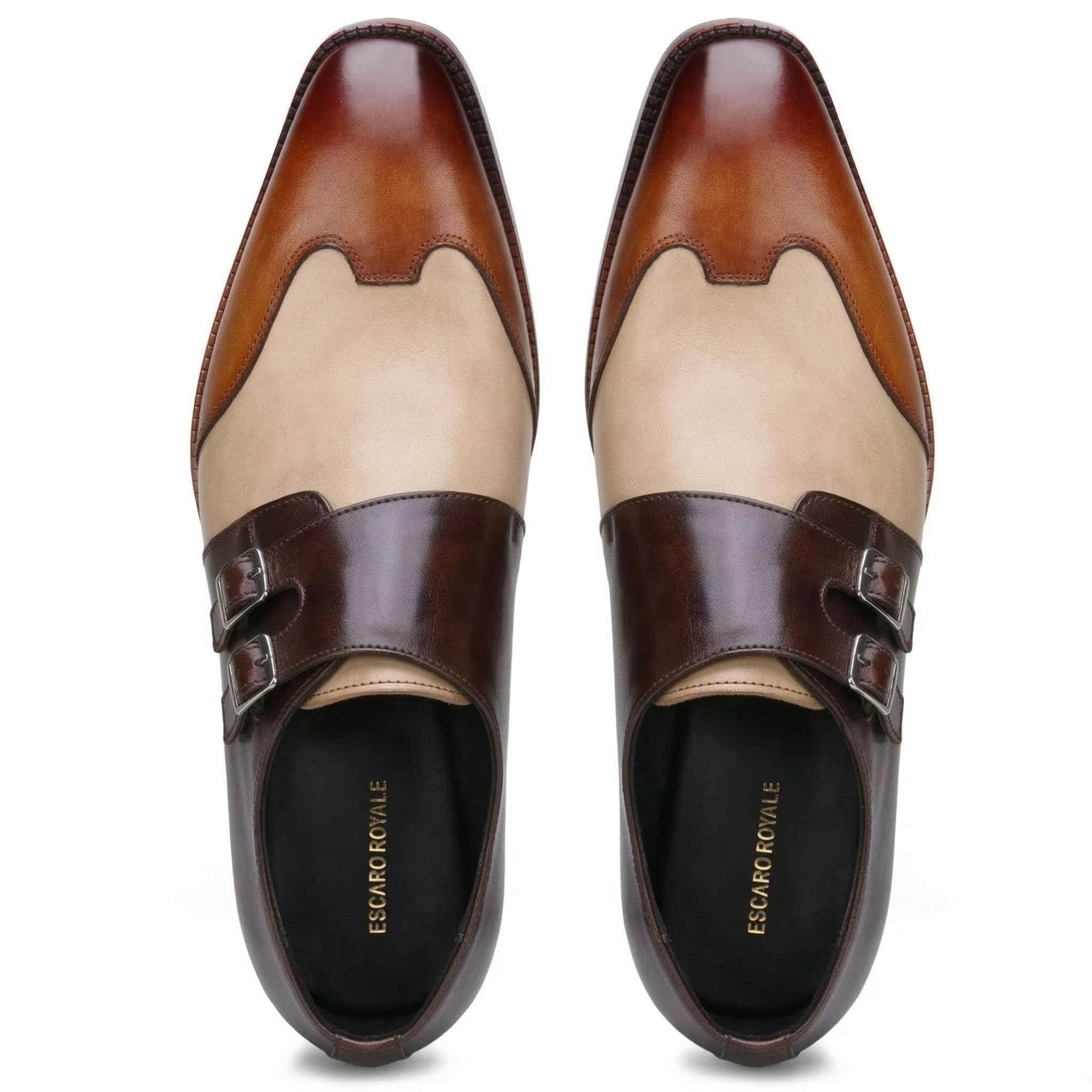 Modevo Double Monks in Brown