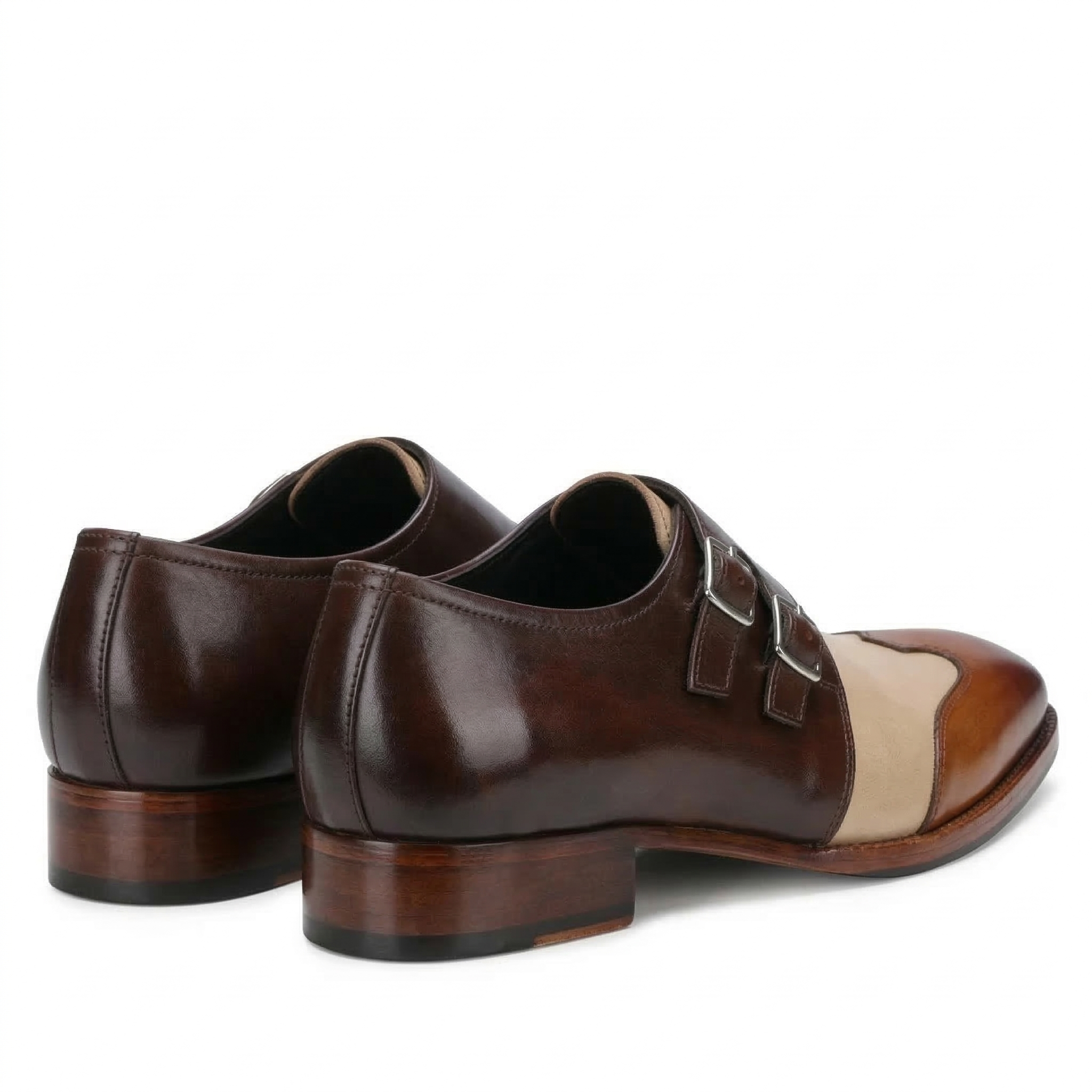 Modevo Double Monks in Brown