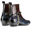 Santiago Cowboy Boots - Blue - Escaro Royale
