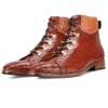 Ashton Zipper Boots - Escaro Royale