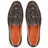 Wedlock Black-Beige Designer Loafers - Escaro Royale