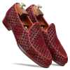 Wedlock Burgundy Designer Loafers - Escaro Royale