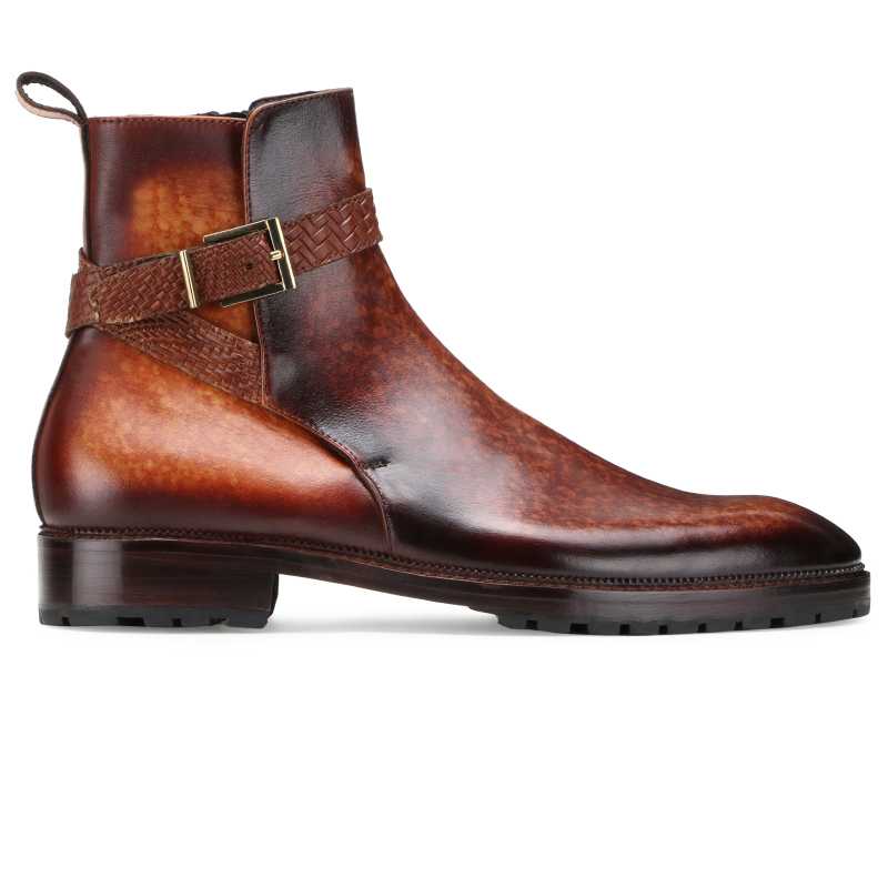 Stivali Zipper Jodhpur Boots in Brown Tan - Escaro Royale