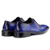 Baron Patina Derby Shoes Blue - Escaro Royale
