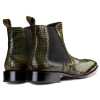 Regal Patina Chelsea Boots - Green - Escaro Royale