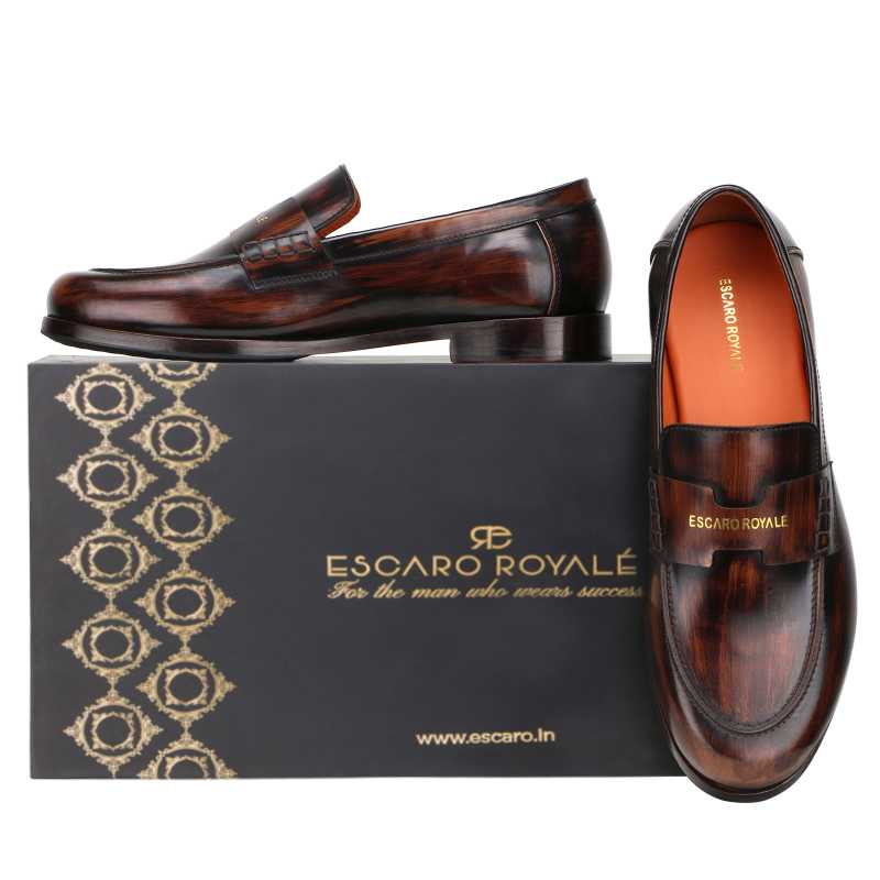 Zynk Loafers Brown - Escaro Royale