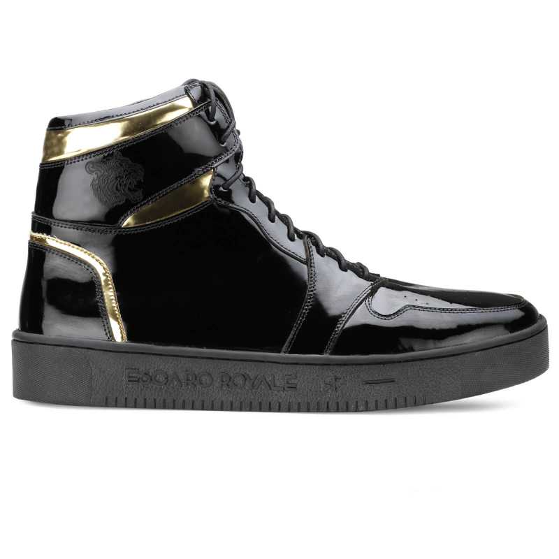 Kingston Black Gold Hightop Sneakers - Escaro Royale