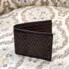 The DeepGrid Hand-Tooled Leather Bi-Fold Wallet - Escaro Royale