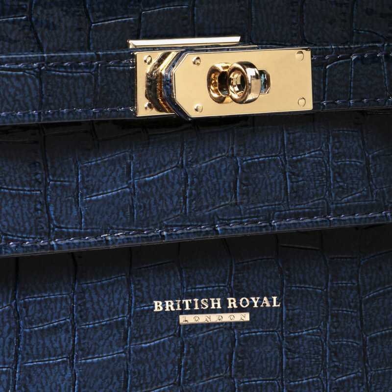 Augusta Blue Handbag - Escaro Royale