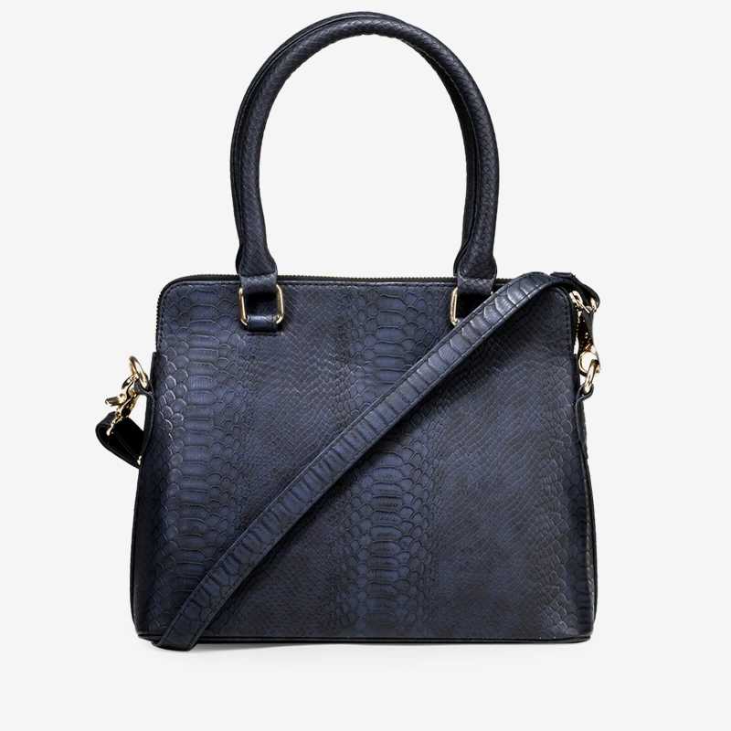 Alexandra Dark Blue Handbag - Escaro Royale