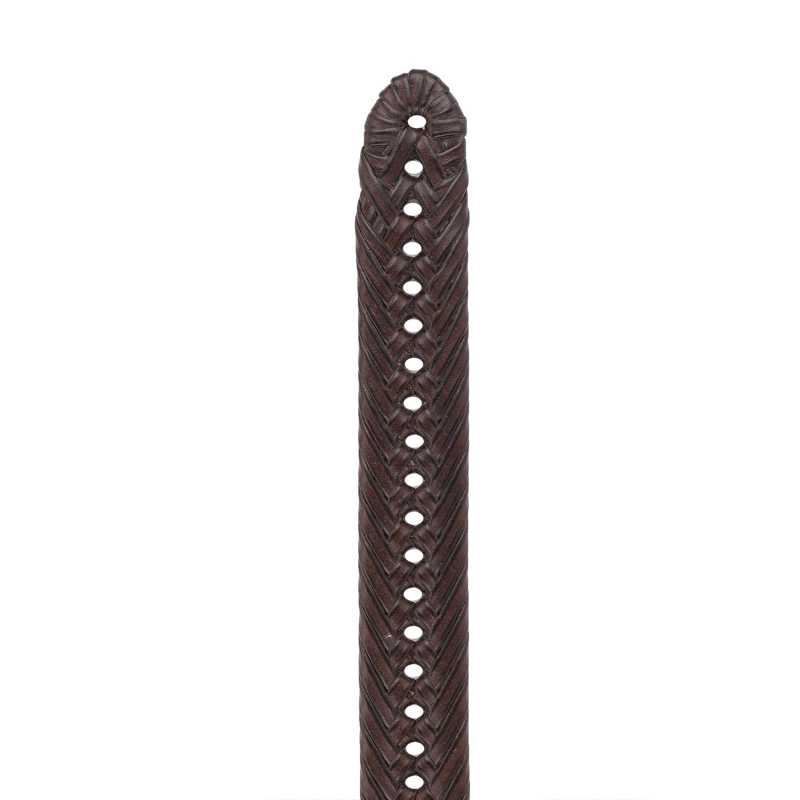 Maleko Leather Braided Belt - Escaro Royale