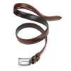 Beruto Mens Luxury Leather Belt in Brown - Escaro Royale